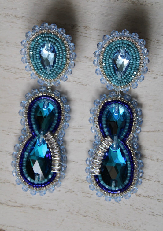 FAT SS 25' - EVER FANCY AUNTIE - LARGE STATEMENT EARRINGS