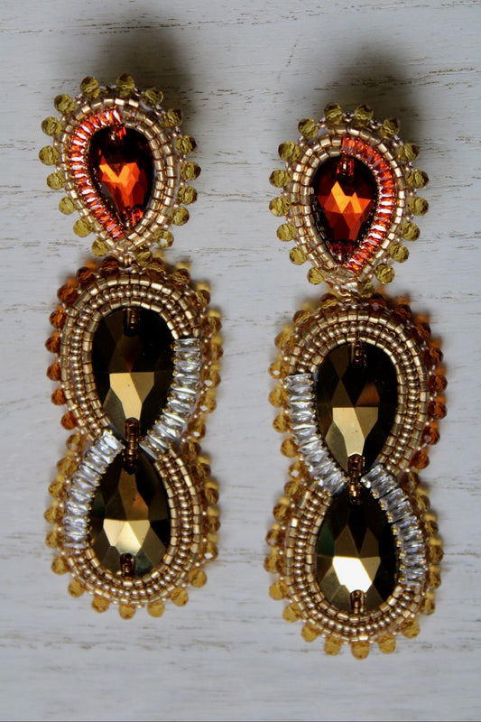 FAT SS 25' - MISS UNIVERSE AUNTY - LARGE STATEMENT EARRINGS