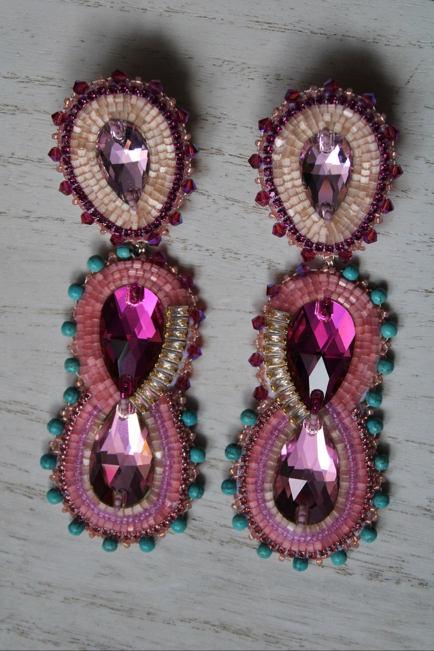FAT SS 25' - BARBIE AUNTY - LARGE STATEMENT EARRINGS