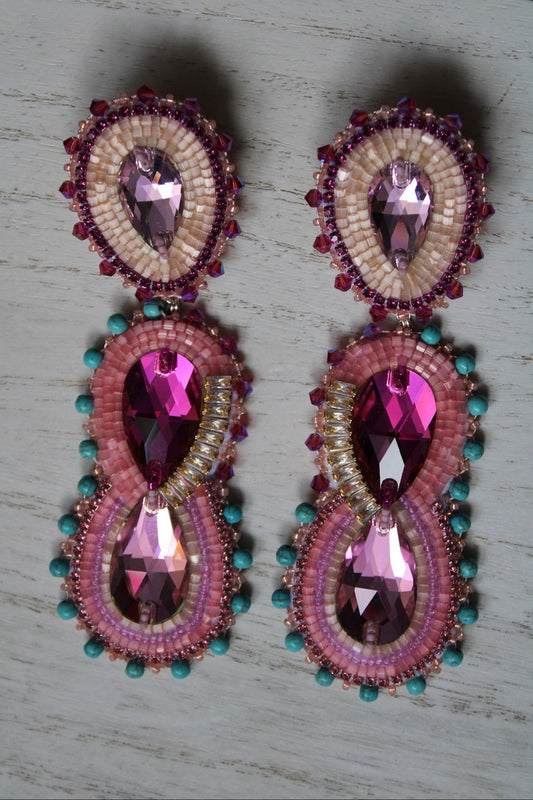 FAT SS 25' - BARBIE AUNTY - LARGE STATEMENT EARRINGS