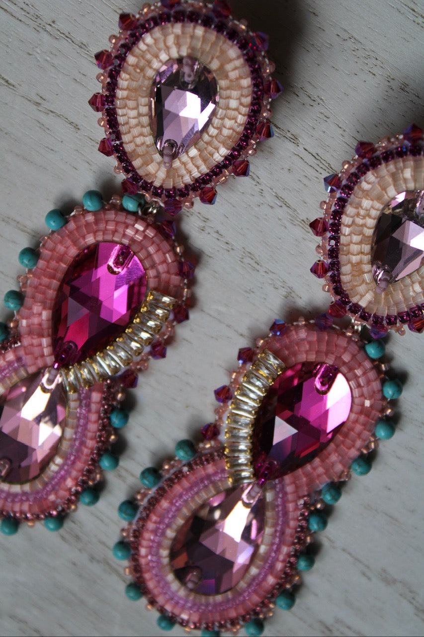 FAT SS 25' - BARBIE AUNTY - LARGE STATEMENT EARRINGS
