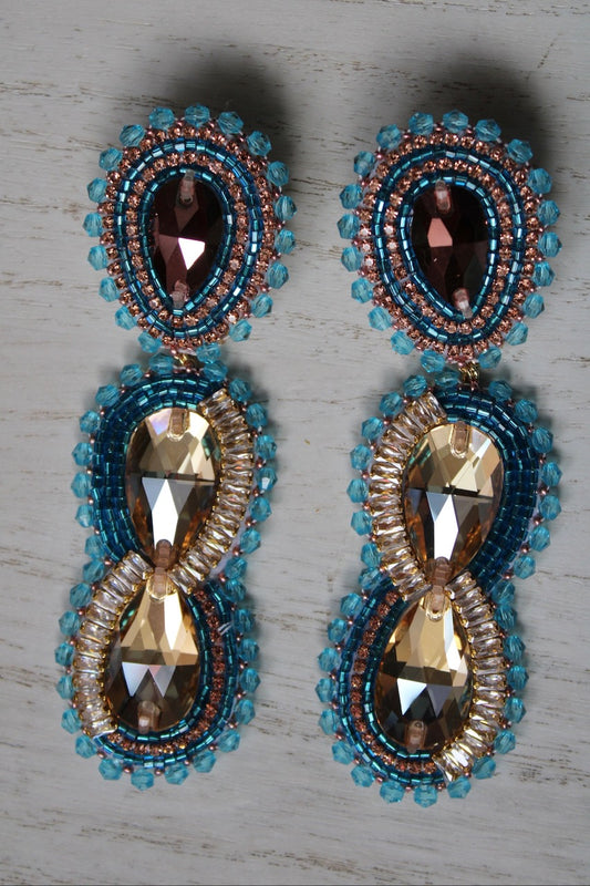 FAT SS 25' - DEADLY SWEAT LODGE - LARGE STATEMENT EARRINGS