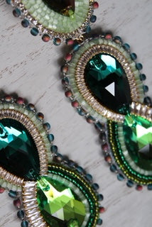 FAT SS 25' - BIRCHBARK BADDY - LARGE STATEMENT EARRINGS