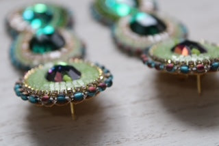 FAT SS 25' - BIRCHBARK BADDY - LARGE STATEMENT EARRINGS