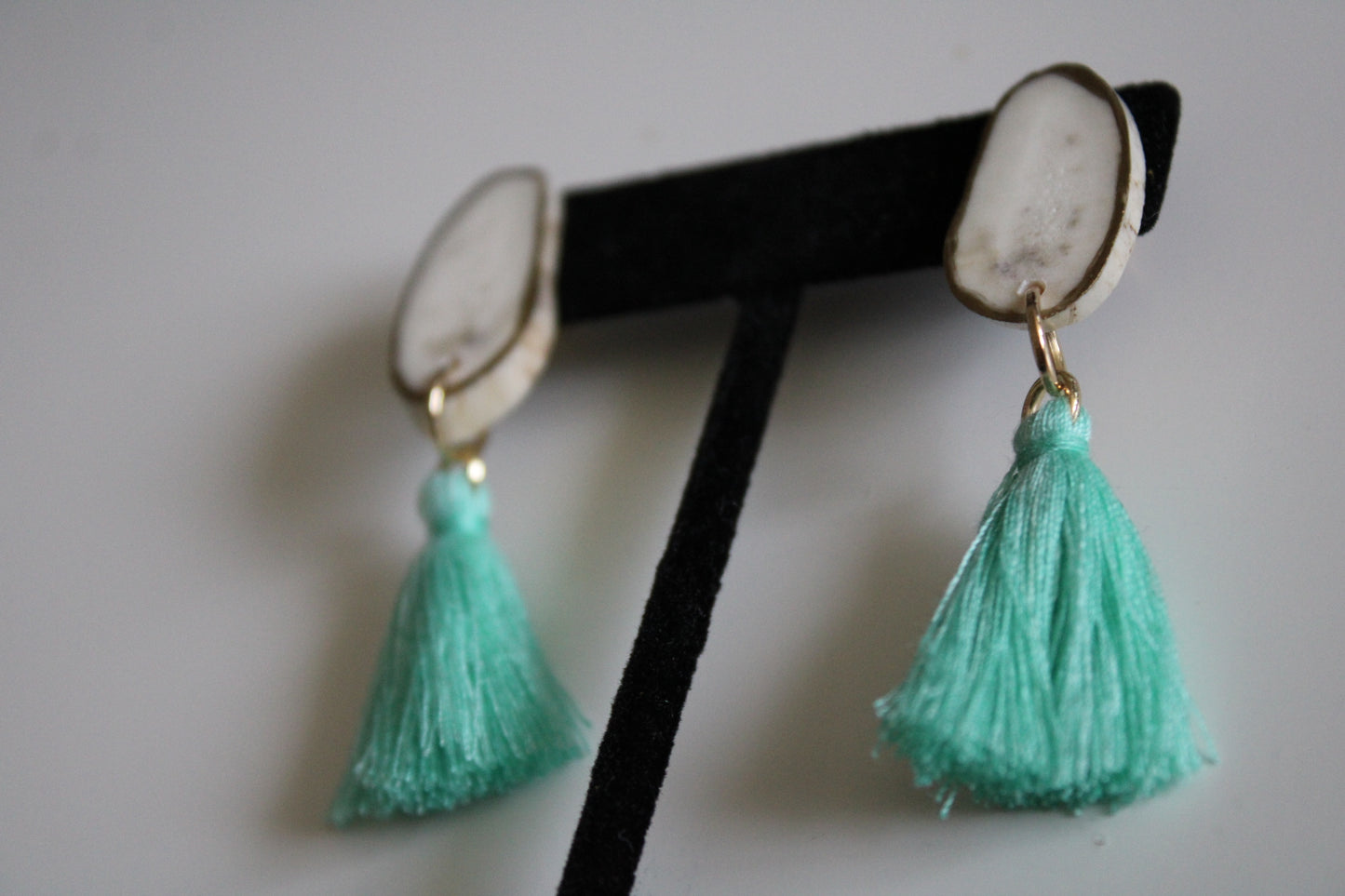 IFA - Antler mini tassel earrings (studs)