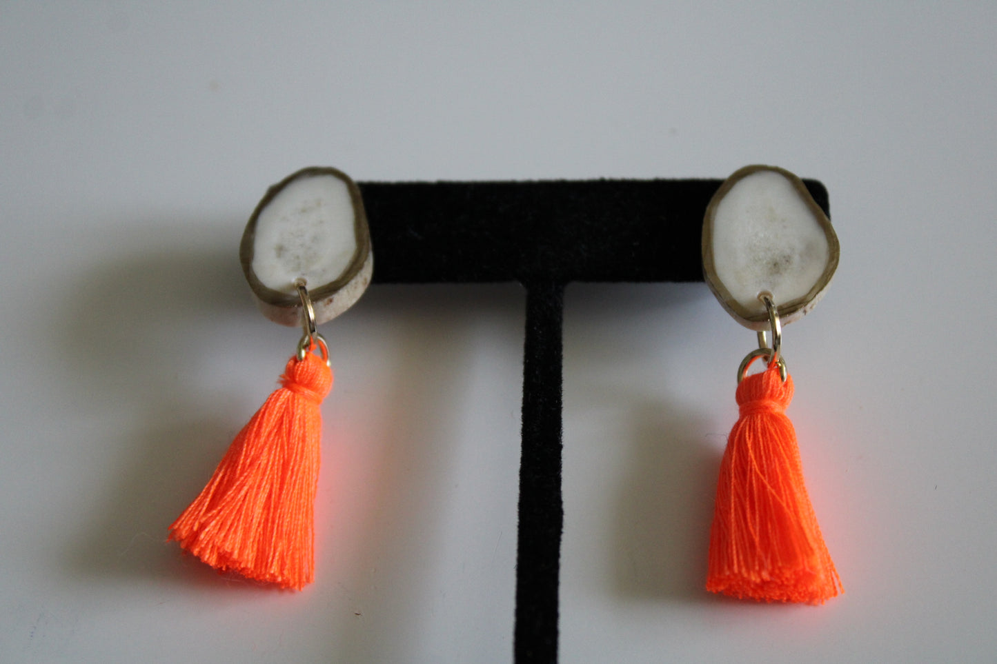 IFA - Antler mini tassel earrings (studs)