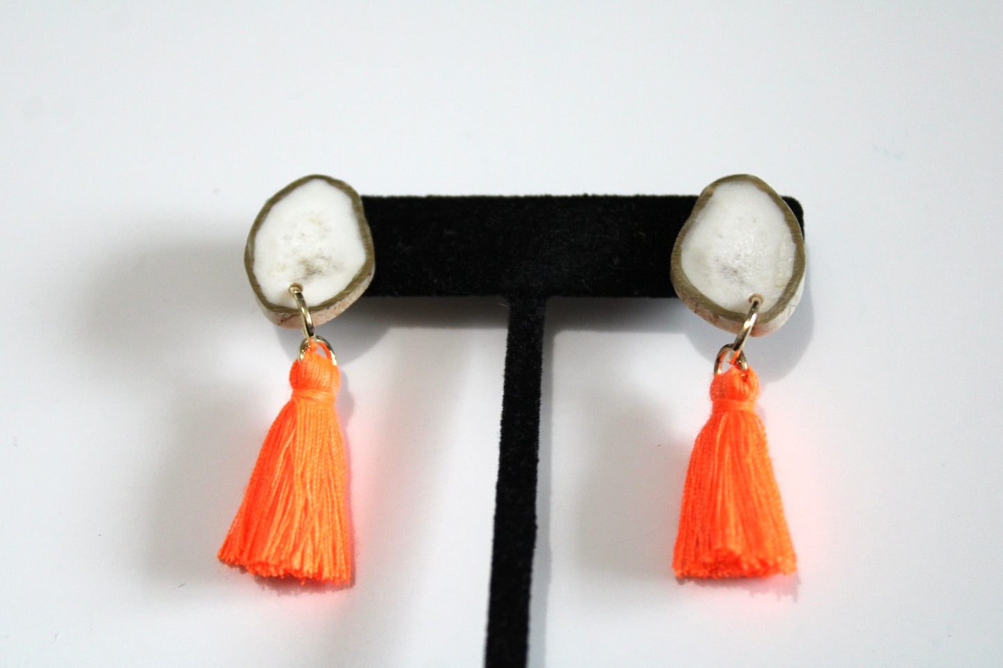 IFA - Antler mini tassel earrings (studs)