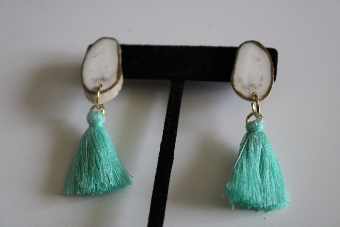 IFA - Antler mini tassel earrings (studs)