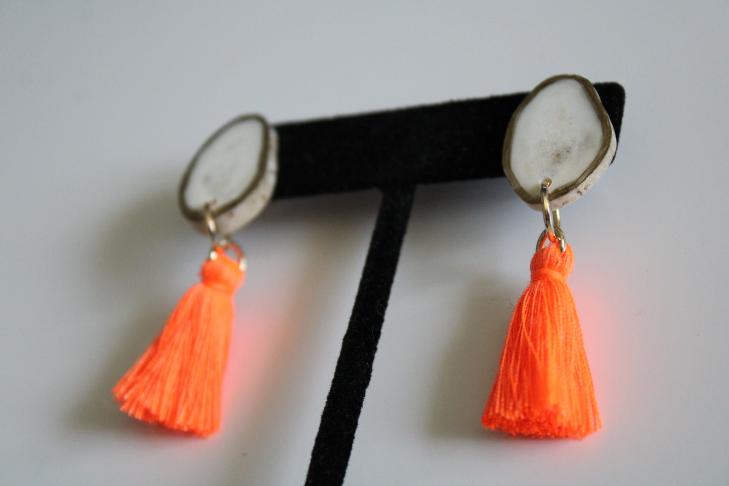 IFA - Antler mini tassel earrings (studs)